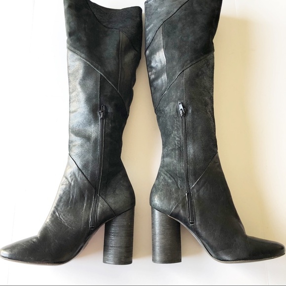 NWOT Free People Bright Lights Patchwork Tall Boot - Picture 3 of 8